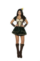 3 Pc Costume Archer Robin Hood Renaissance Bustier 13 Century Theater Woman - $45.00