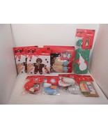 Lot of 9 Christmas Ornament Making Kits POP! Gingerbread Man Santa and more - £11.00 GBP