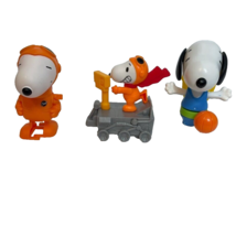 2019 McDonald&#39;s Happy Meal Peanuts Snoopy NASA and Basketball Lot of 3 Toys - £2.28 GBP