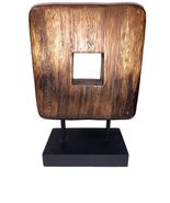 JENNIFFER FARRELL COLLECTION DECORATIVE WOODEN SCULPTURE THAILAND Square... - $28.47