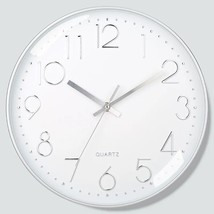 Modern Stylish Wall Clock, Silent Non-Ticking Wall Clock Round 8 Inch Cl... - £17.42 GBP