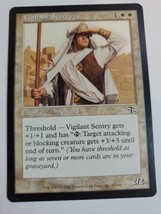 MTG Magic The Gathering Card Vigilant Sentry Creature Nomad White Judgement 2002 - £5.74 GBP