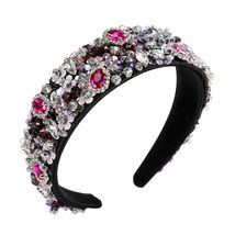 Baroque Girl Embellished Headband Hairband Sequin Crown Tiara Jewellery ... - $42.89