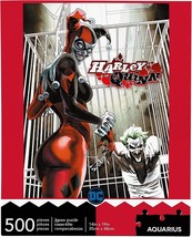DC Comics Puzzle - Harley Quinn &amp; The Joker (500 Piece) AQUARIUS - $14.95