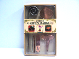 Copper Garden Markers Set Engraving Kit New Garden at Home in Vintage Ne... - £20.52 GBP
