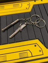 Handmade Alloy Laser sword hilt set keyring keychain ,geek Jewelry, geek... - £47.13 GBP