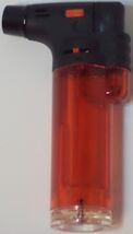 Soreaming Torch Refillable Windproof Jet Lighter Color Red Size 4 inches - $7.91