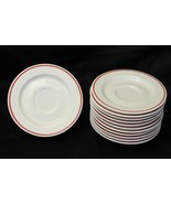 Taylor Smith Taylor Holiday Wreath Christmas Saucers 6-3/8&quot;  Lot of 12 Xmas - €29,95 EUR