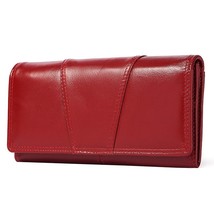 Ladies Fashion Wallet Women Long Style Cow Leather Wallets Female Clutch Purse H - £42.85 GBP