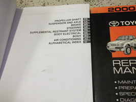 2000 Toyota TACOMA TRUCK Service Shop Repair Workshop Manual Set W Presskit - £239.00 GBP