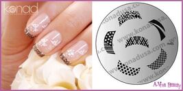 Konad Stamping Nail Art Image Plate M45 LEOPARD TIPS - $11.88