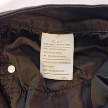 KanCan Zipper Leg Women's Black Denim Jeans Size 3XL Measured 36x25 image 4