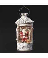 10&quot;H LIGHTED SWIRL BIRCH LANTERN; SANTA AND CARDINAL IN A BIRCH TREE - $162.41 CAD