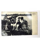 Vintage RPPC My Dad&#39;s the Engineer People on Boat 10033 AC3 - $20.00