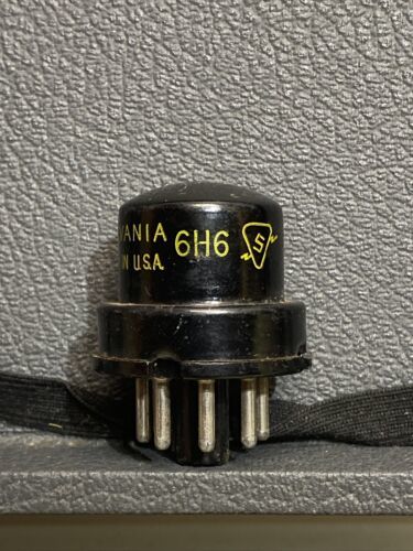 SYLVANIA 6H6 VT 90  TUBE Tested - $4.99
