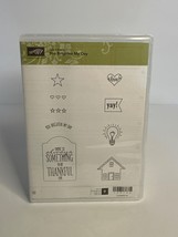 NIB Stampin’ Up! Sale-A-Bration “ You Brighten My Day” Set of 9 Cling St... - £7.38 GBP