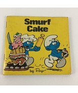 Smurf Cake Mini Paperback Storybook Vintage 1980 Random House Peyo 90s Book - $14.80