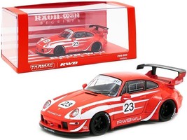 Porsche Rwb 993 #23 &quot;Rwbwu&quot; Red With White Stripes &quot;RAUH-Welt Begriff&quot; 1/43 Die - £42.14 GBP