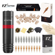 Wireless Cartridge Tattoo Machine pen 40pcs Cartridge Tattoo Needles Permanent - $88.00+