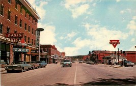 Autos Lusk Wyoming 1960s Cafe Hotel Conoco Street Scene DG Enterprises 7660 - $5.49