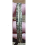 Vintage Bangle Bracelet 1/8 inch Beautifully Etched Gold Tone Bangle Bra... - €3,49 EUR