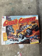 Milton Bradley Crash Canyon 3D Board Game Classic Vintage 80&#39;s - Not Complete - £60.84 GBP