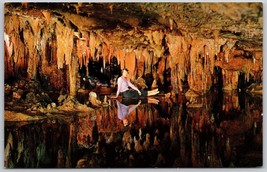 Reflections in Dream Lake at the Caverns of Luray Virginia Postcard - $4.84