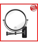 Rustproof 360° Swivel Makeup Mirror - 8-Inch Wall-Mounted, 1X/10X Magnif... - $860.46 MXN