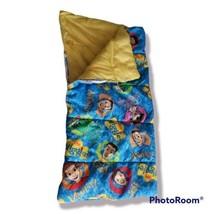 The Wiggles 2003 Original Cast Sleeping Bag Blanket 28&quot; X 53” Bright Col... - £26.10 GBP