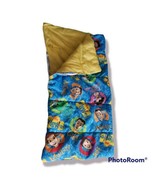 The Wiggles 2003 Original Cast Sleeping Bag Blanket 28&quot; X 53” Bright Col... - £26.10 GBP