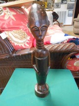 Outstanding Collectible AFRICAN Tribal Wood STATUE-SCULPTURE..18&quot; - $32.26