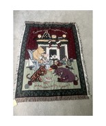 Classic Pooh Christmas Throw Blanket Cheer Throughout the Year Poohs Fri... - $125.00