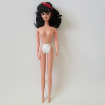 Disney Snow White Doll Twist Waist Earrings Ribbon Bow Vintage Barbie Clone - £15.80 GBP