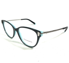 Tiffany &amp; Co.Occhiali Montature TF 2193 8055 Nero Blu Argento Occhio di Gatto - £118.85 GBP