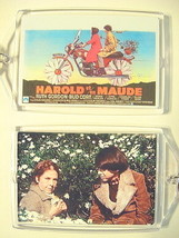 HAROLD and MAUDE Key Chain Bud Cort Ruth Gordon Belgium Cat Stevens Hal ... - $7.99