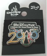 Disney World Tac Pin Celebrate The Future Hand In Hand 2000 NEW On Card - $9.99