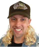 Big Bass USA Blonde Mullet Hat - Country Tiger King Joe Exotic Costume G... - $265.18 MXN