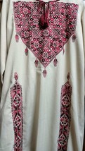 An elegant and beautiful Palestinian dress embroidered by hand with high... - £154.62 GBP