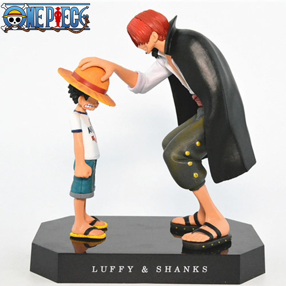 One Piece Luffy Shanks Anime Figures PVC Toys for Children Action Figures 18cm - £16.27 GBP