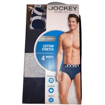 Jockey Men&#39;s 2XL (44-46&quot;) Underwear ActiveStretch Brief - 4 Pack Multicolor - £23.52 GBP