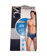 Jockey Men's 2XL (44-46") Underwear ActiveStretch Brief - 4 Pack Multicolor - £23.29 GBP
