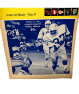 VTG  San Diego Chargers vs Oakland Raiders AFL August 16, 1969 - £175.21 GBP