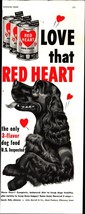 1952 Red Heart Dog Food PRINT AD Irish Setter Canned Food e3 - £20.81 GBP