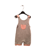 Baby Girl Overalls Size 18-24 Months Love Baby NWT Gray Color Pockets Snaps - £7.82 GBP