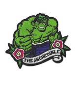 THE INCREDIBLE HULK IRON ON PATCH 3.5&quot; Embroidered Applique Superhero Av... - $6.97 CAD