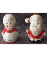 Cute Ceramic Santa and Mrs. Claus Salt and Pepper Shakers - VGC - SUPER ... - €16,96 EUR