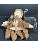 Star Wars Episode I Buddies Qui-Gon Jinn (1998) Hasbro 7-Inch Toy Plush - $13.52 CAD