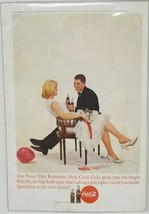 Coca Cola Bride and Groom Dance Advertisement National Geographic 1963 - £9.04 GBP