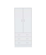 Armoire Ramey, Bedroom, White - $16,533.94 MXN