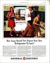 1941 GE Refrigerator: pretty girls GE Vintage Print Ad a4 - $24.11